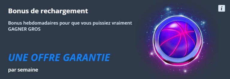 Jet Casino bonus rechargement sport